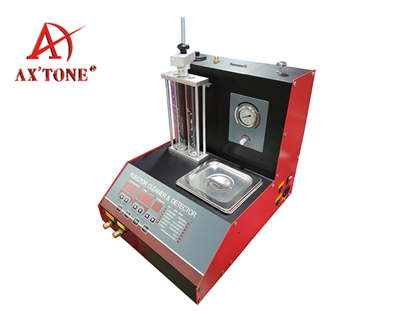 Injector cleaning machine