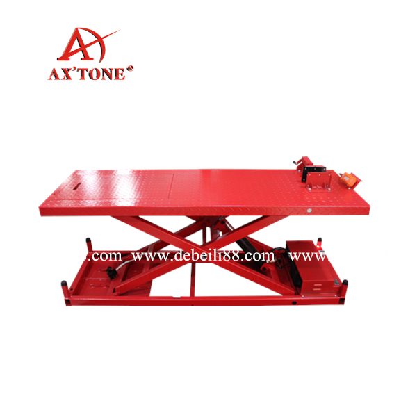 AX‘TONE Motorcycle Jack Lift Table, Electric Hydraulic Motorcycle Lift Table
